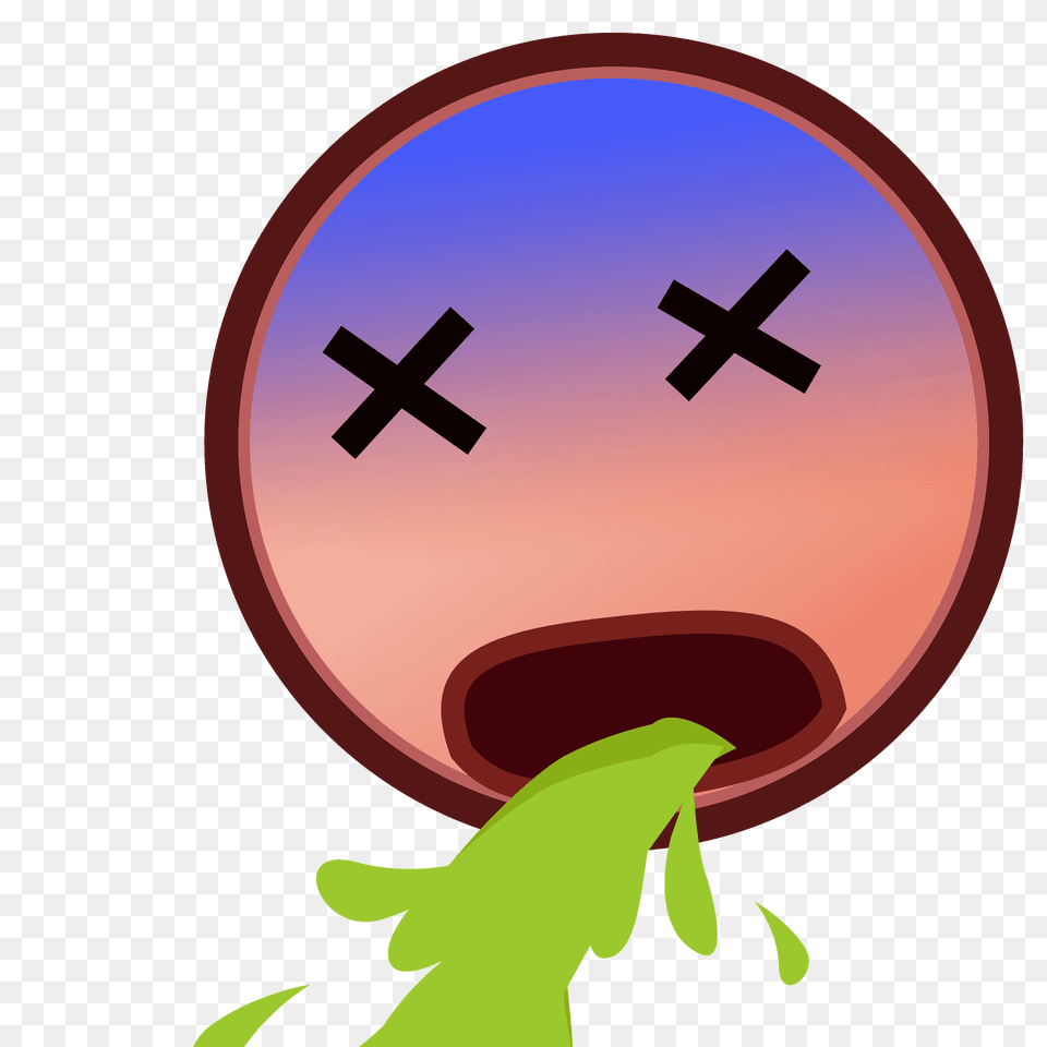 Face Vomiting Emoji Clipart Free Transparent Png