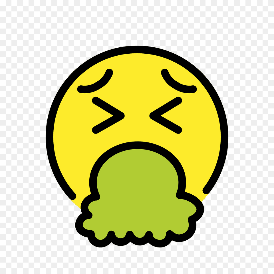 Face Vomiting Emoji Clipart, Symbol Png