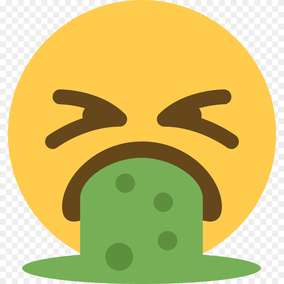 Face Vomiting Emoji Clipart, Tennis Ball, Ball, Tennis, Sport Free Png