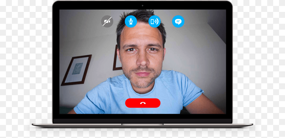 Face Webcam Man, Screen, Portrait, Person, Electronics Free Png Download
