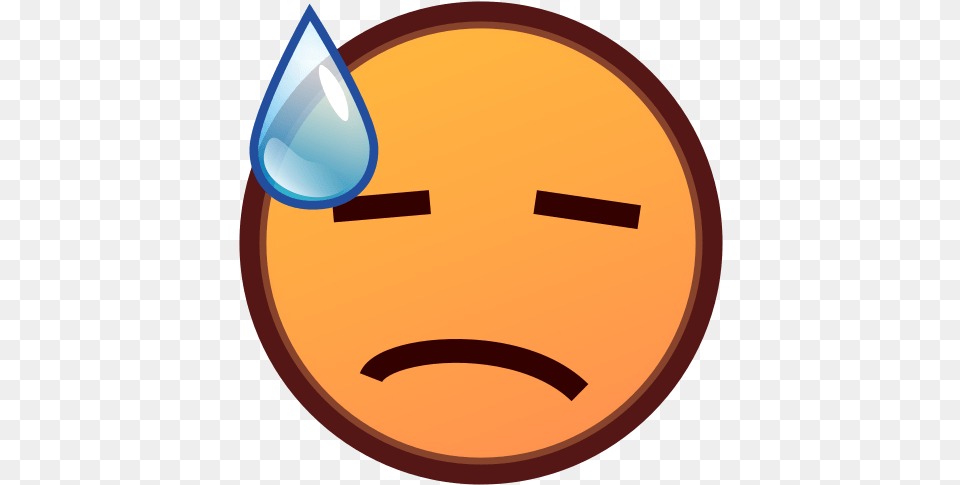 Face With Cold Sweat Emoji For Facebook, Nature, Outdoors, Sky Free Transparent Png