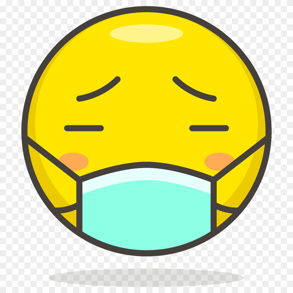 Face With Medical Mask Emoji Clipart, Egg, Food, Disk Free Transparent Png