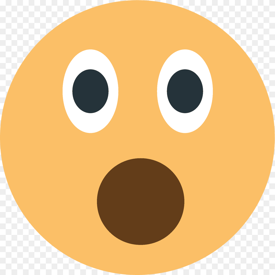 Face With Open Mouth Emoji Clipart, Disk Free Png