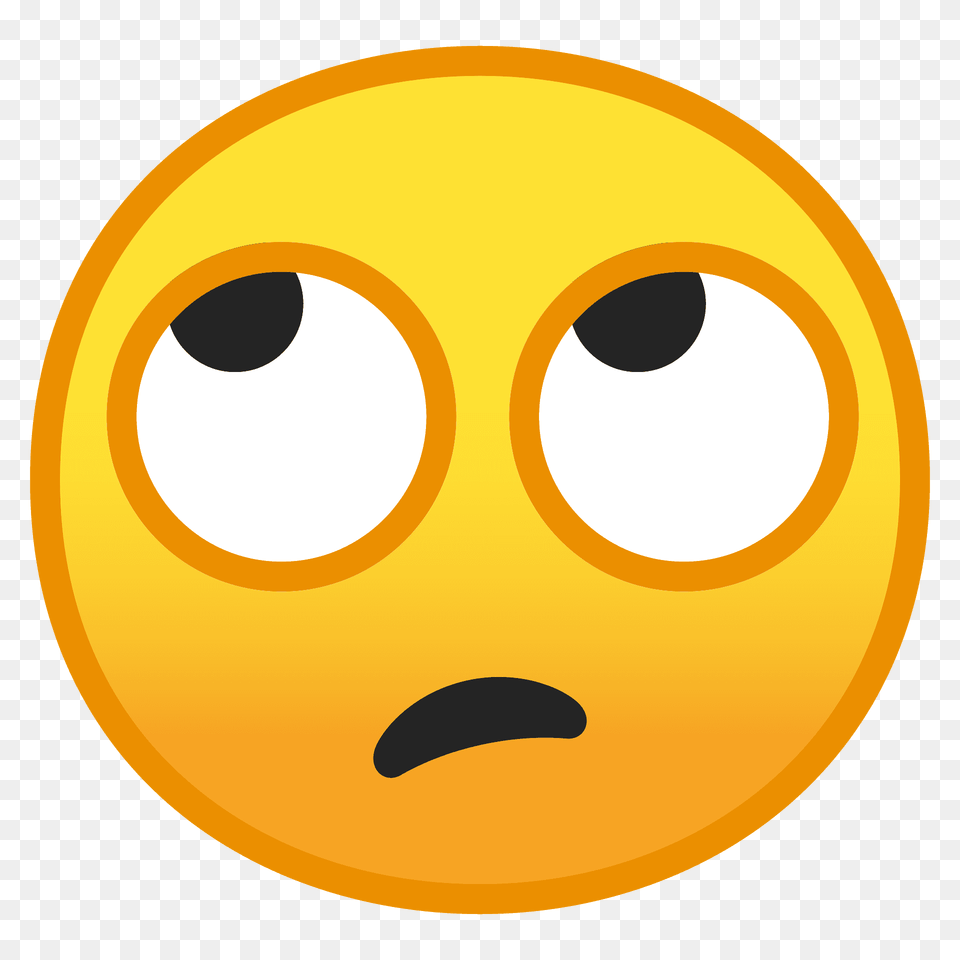 Face With Rolling Eyes Emoji Clipart, Head, Person Png Image