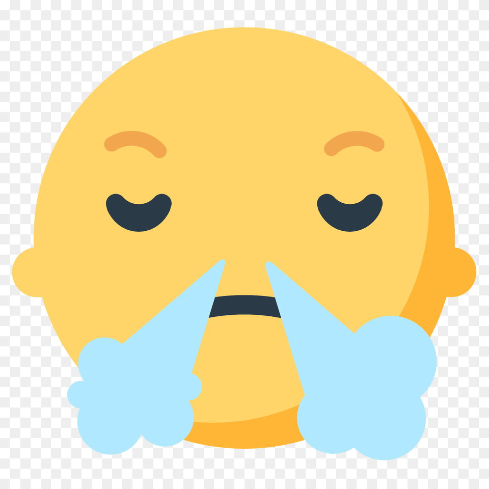 Face With Steam From Nose Emoji Clipart, Clothing, Hardhat, Helmet Free Transparent Png