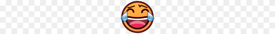 Face With Tears Of Joy Emoji, Disk, Logo Free Png