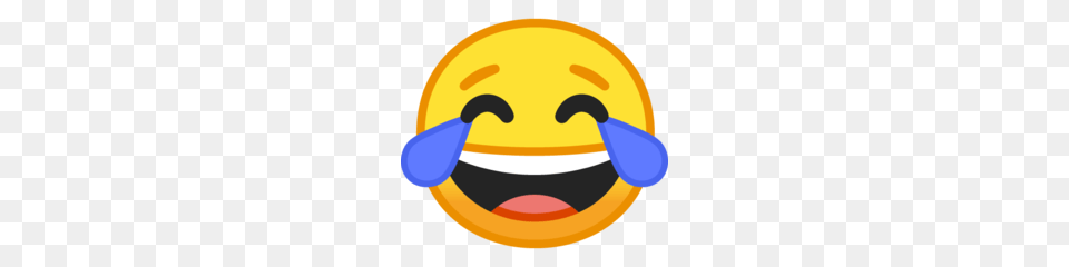 Face With Tears Of Joy On Google Android O Beta Emoji, Clothing, Hardhat, Helmet Png Image