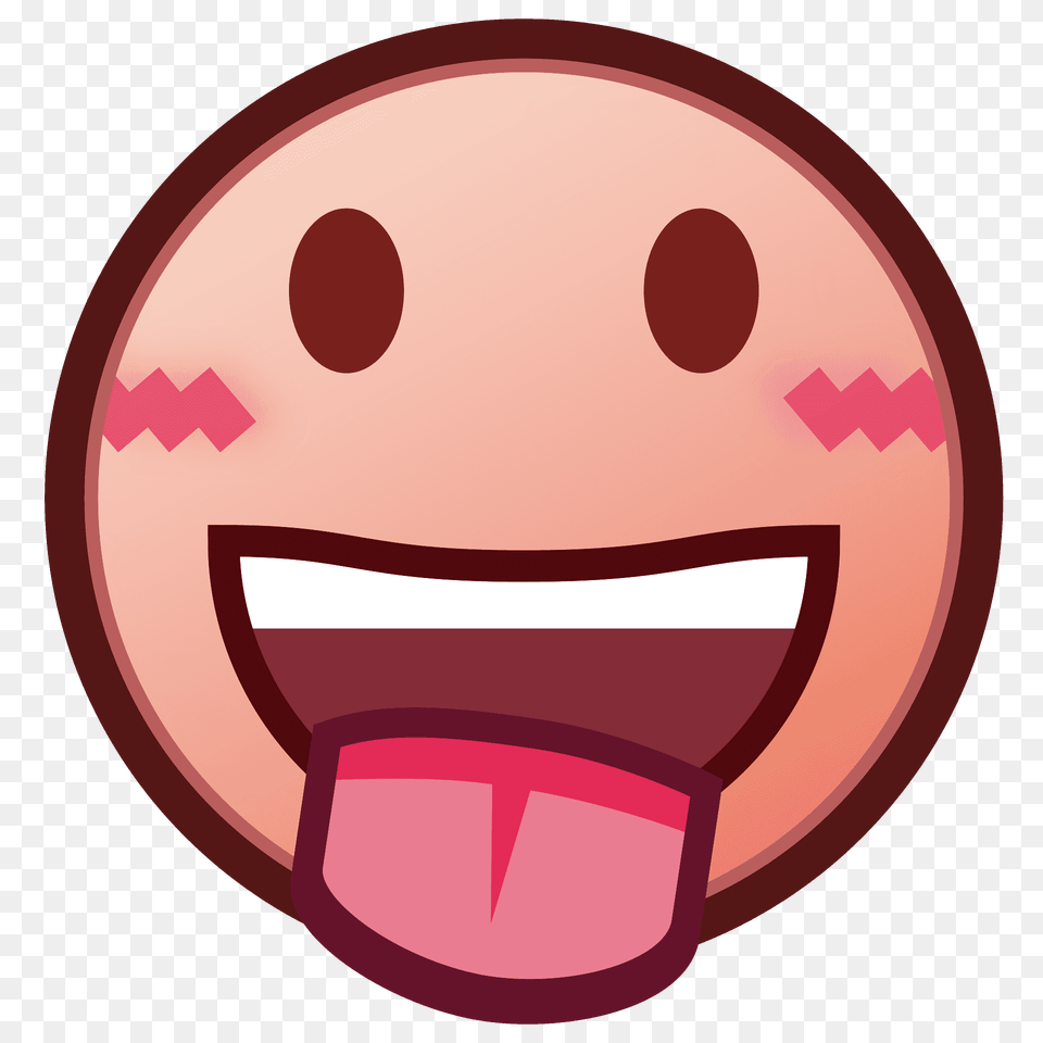 Face With Tongue Emoji Clipart, Body Part, Mouth, Person, Disk Free Png Download