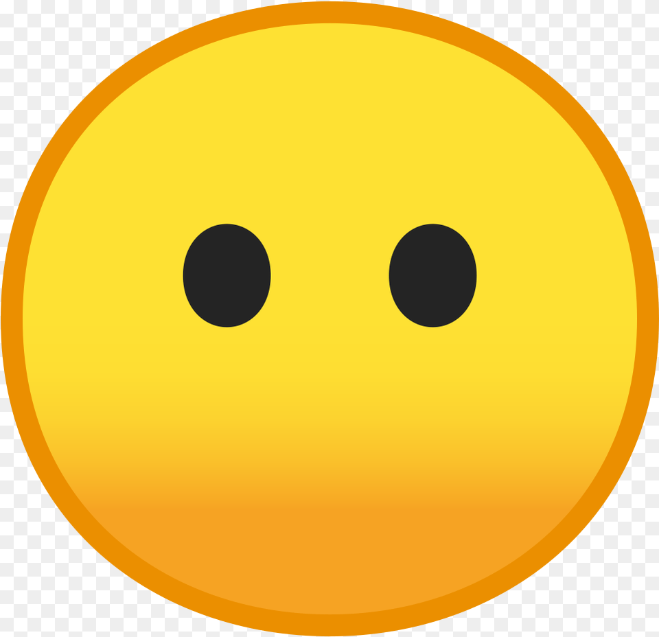 Face Without Mouth Icon Noto Emoji Smileys Iconset Google Smiley, Sphere, Sport, Ball, Bowling Free Png
