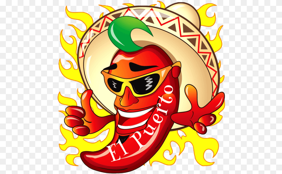 Facebook 5 Stars Review Cartoon Chili Pepper Clipart, Clothing, Hat, Sombrero Png