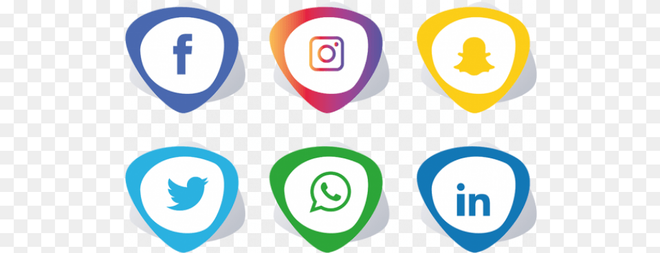 Facebook And Whatsapp Logo Background Social Media Icons, Symbol, Text Png Image