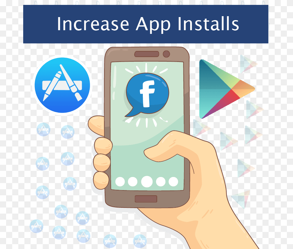 Facebook App Install Ads App Store, Electronics, Mobile Phone, Phone Free Transparent Png