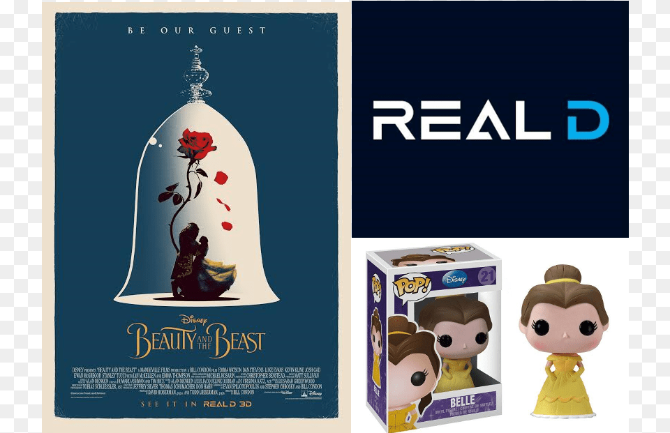 Facebook Beauty And The Beast Belle Disney Pop Vinyl Figure, Advertisement, Doll, Poster, Toy Free Png