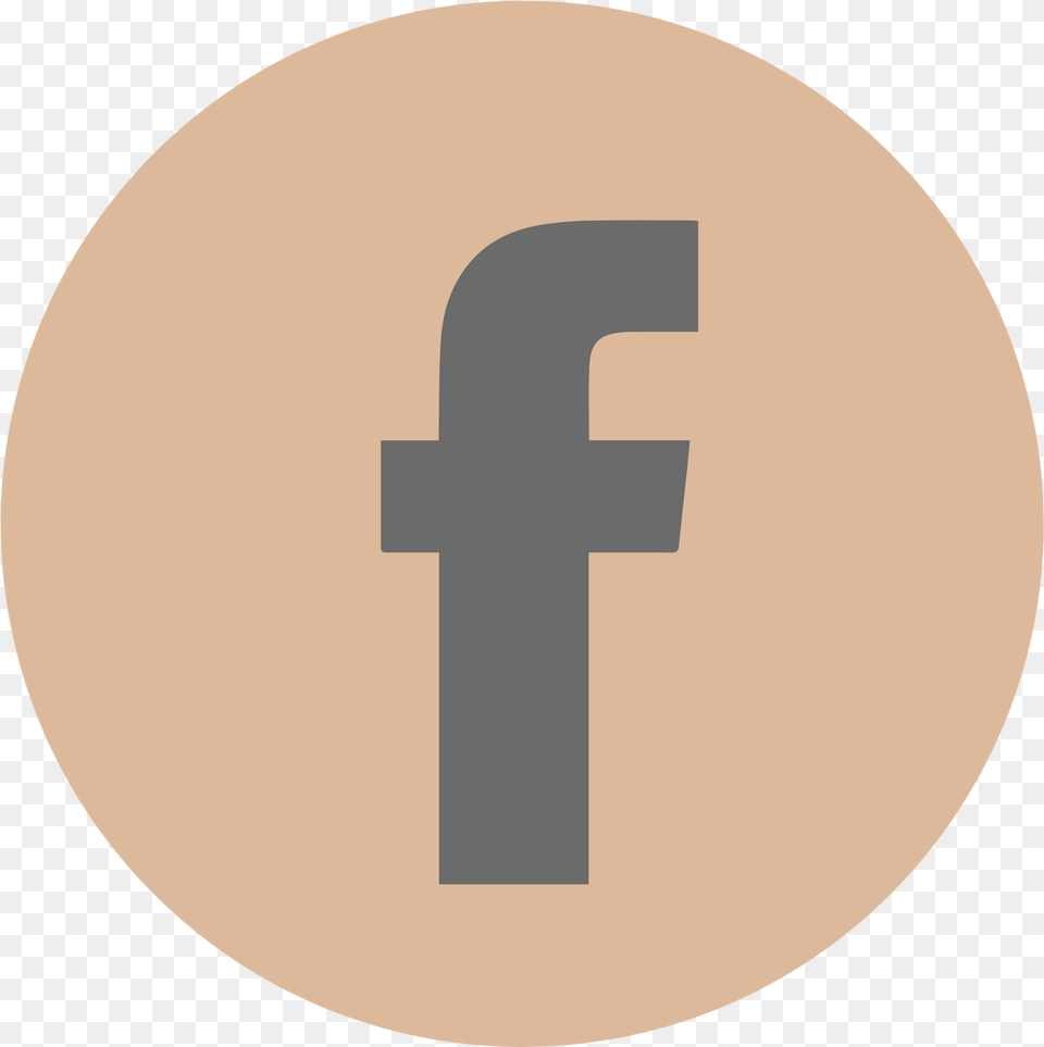 Facebook Beige Icon, Symbol, Text Free Png