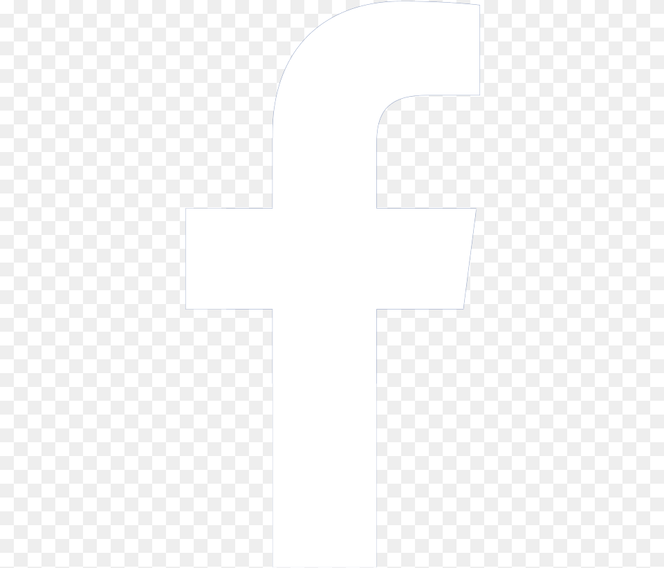 Facebook Blanco Y Negro, Cross, Symbol, Text, Number Free Transparent Png