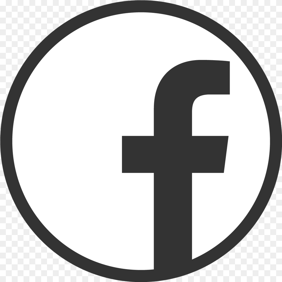 Facebook Block Hq Transparent Background Circle Facebook Icon White, Symbol, Cross, Sign Free Png Download
