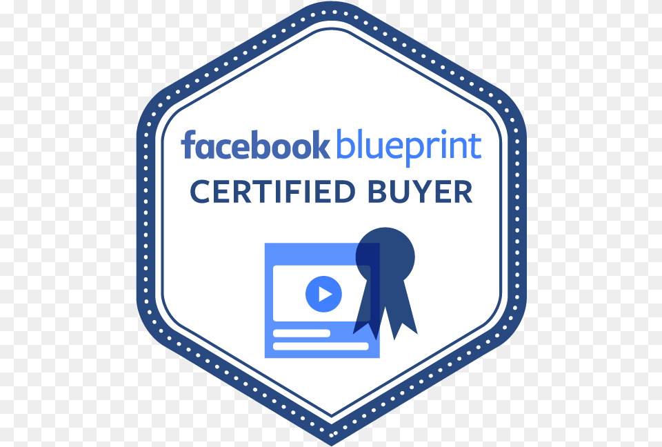 Facebook Blueprint Certification Badge, Sign, Symbol, Disk Free Png
