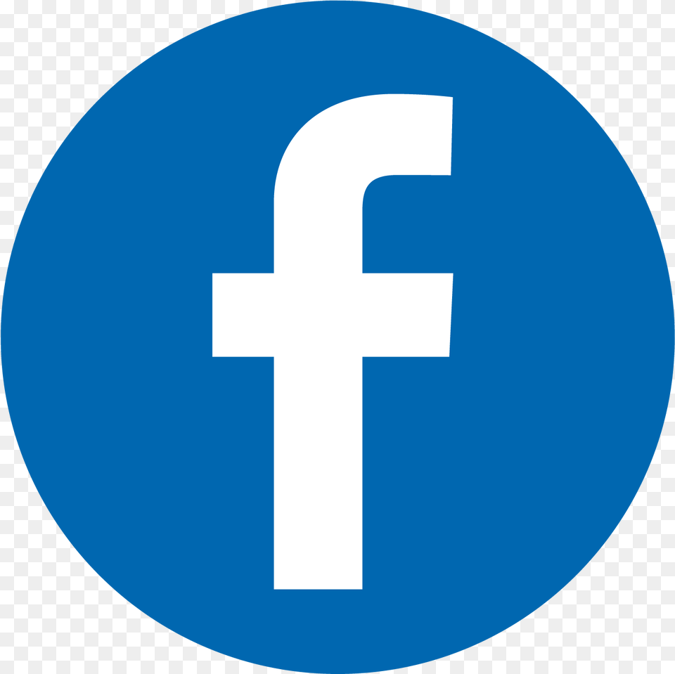 Facebook Circulo Image Facebook Logo In A Circle Black Cross, Symbol, First Aid, Sign Free Transparent Png