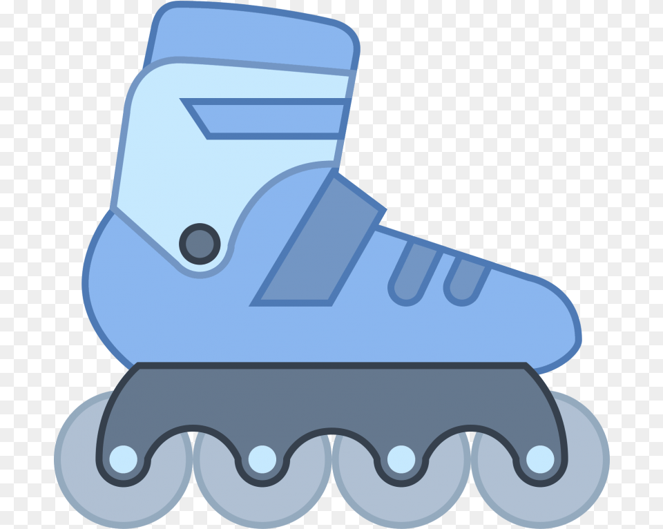 Facebook Clipart Emoji Clip Art Roller Blades Full Size Clipart Rollerblade, Boot, Clothing, Footwear, Bulldozer Free Transparent Png