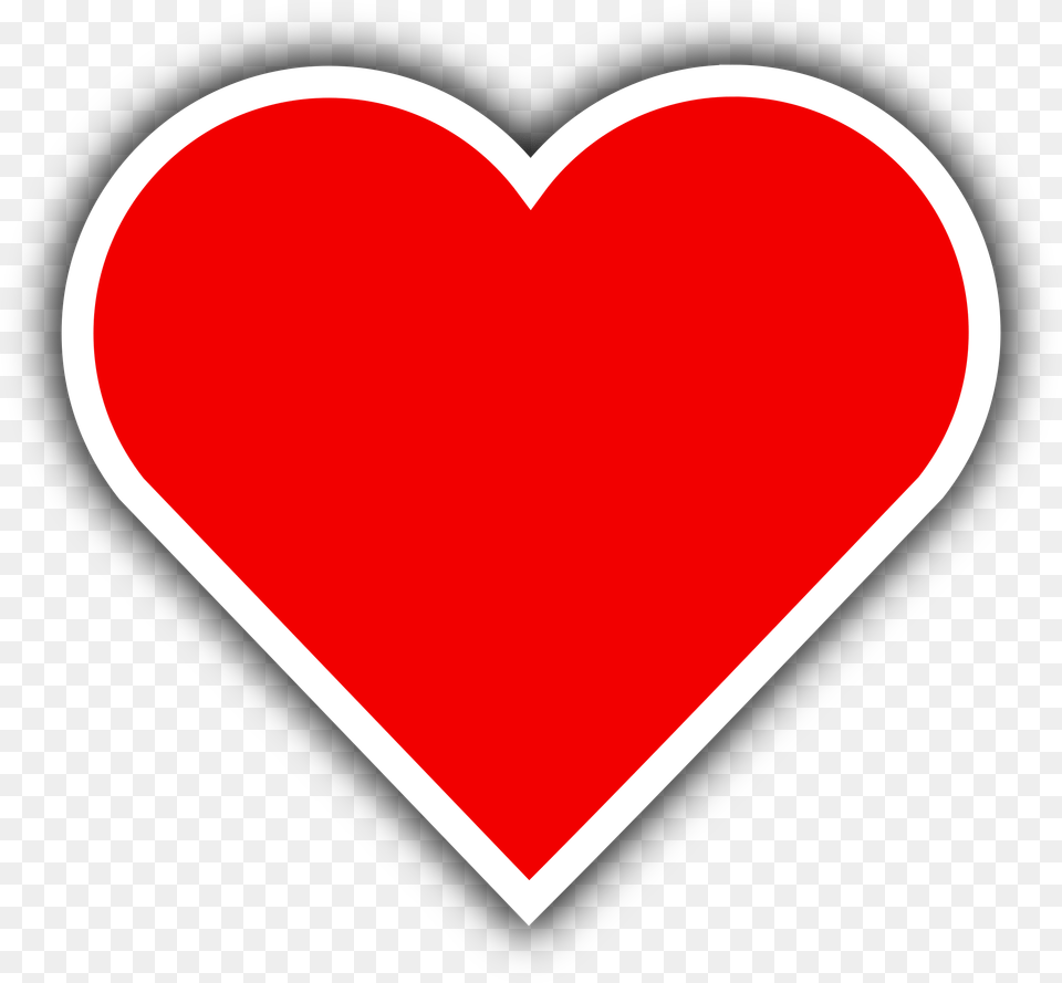 Facebook Clipart Minimal Red Simple Heart Drawing Free Png