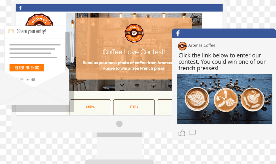 Facebook Contest App The Best Social Contest App Screenshot, File, Beverage, Coffee, Coffee Cup Png Image