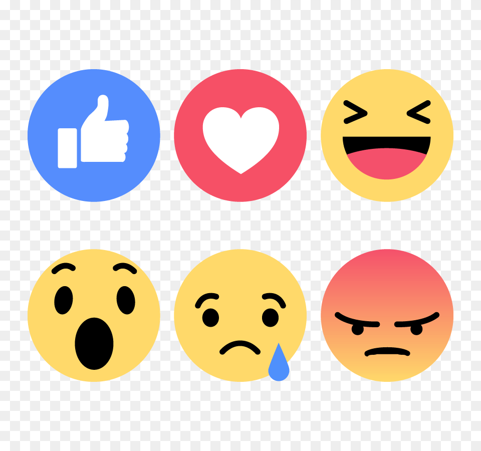 Facebook Emoticons Emoji Faces Vector Icons Like Love Haha Wow Sad, Person, Face, Head, Baby Png