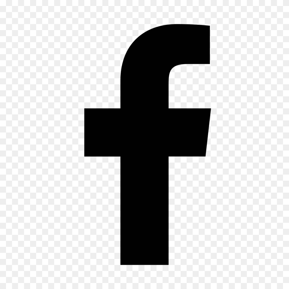 Facebook F Icon, Gray Png Image