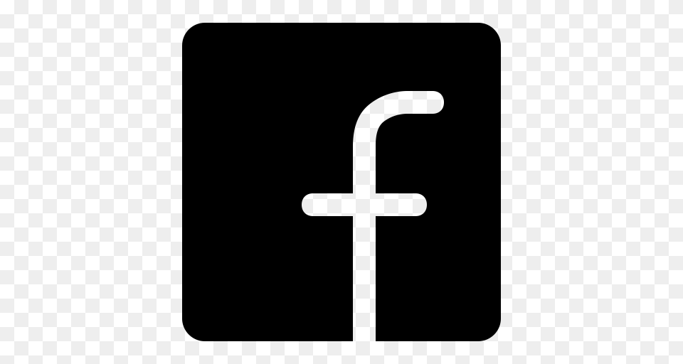 Facebook F Icon And Vector For, Gray Png Image