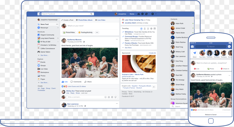 Facebook Facebook News Feed 2018, File, Person, Face, Head Png