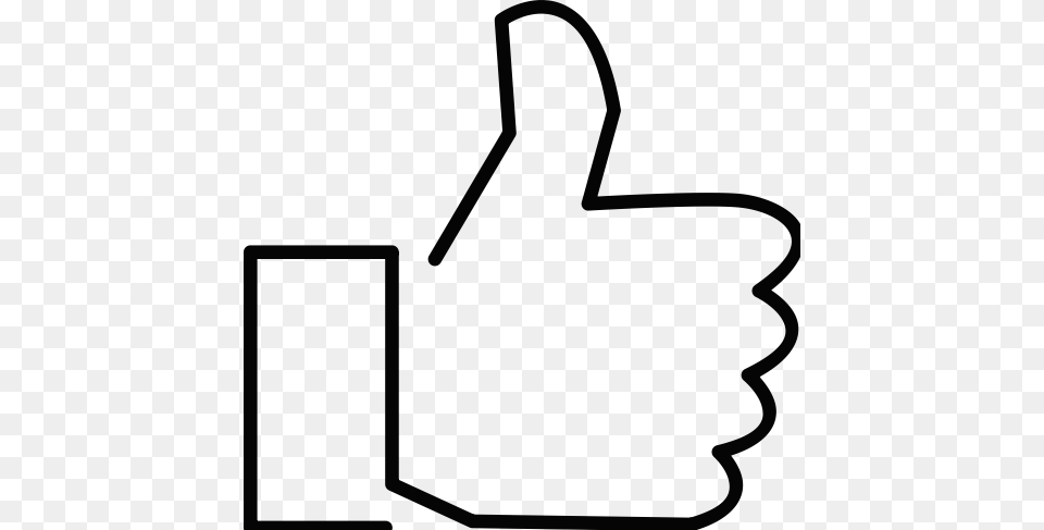 Facebook Fb Like Social Media Thumbsup Icon, Clothing, Glove, Hood, Symbol Png Image