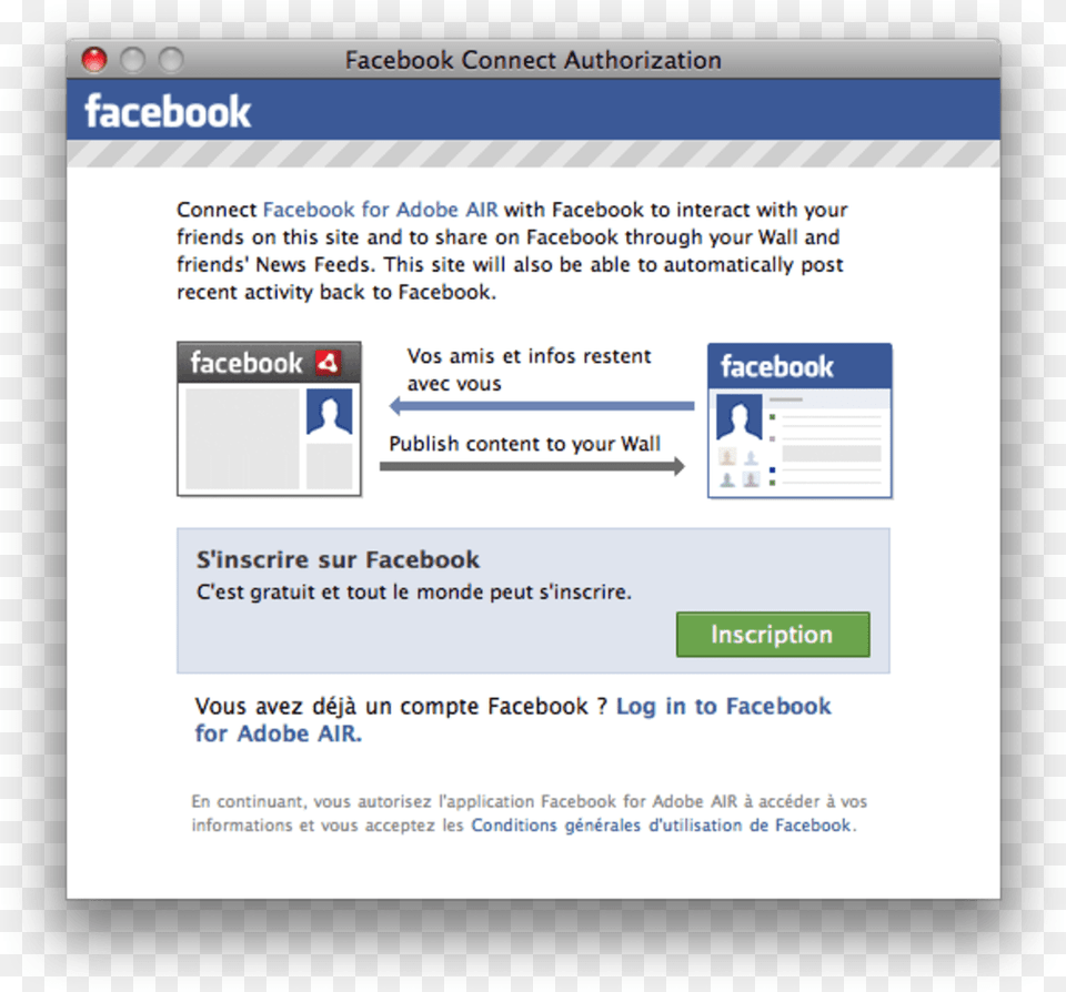 Facebook For Adobe Air Facebook Connect, File, Webpage, Person Png Image