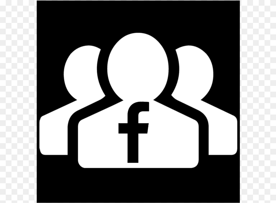 Facebook Group Icon Black, Clothing, Lifejacket, Vest, Stencil Png