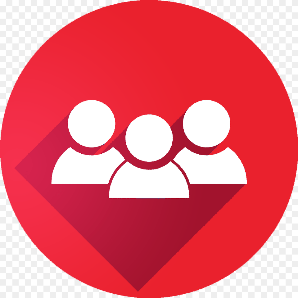 Facebook Groups Icon Skill Icon Red, Disk, Sign, Symbol, Logo Png