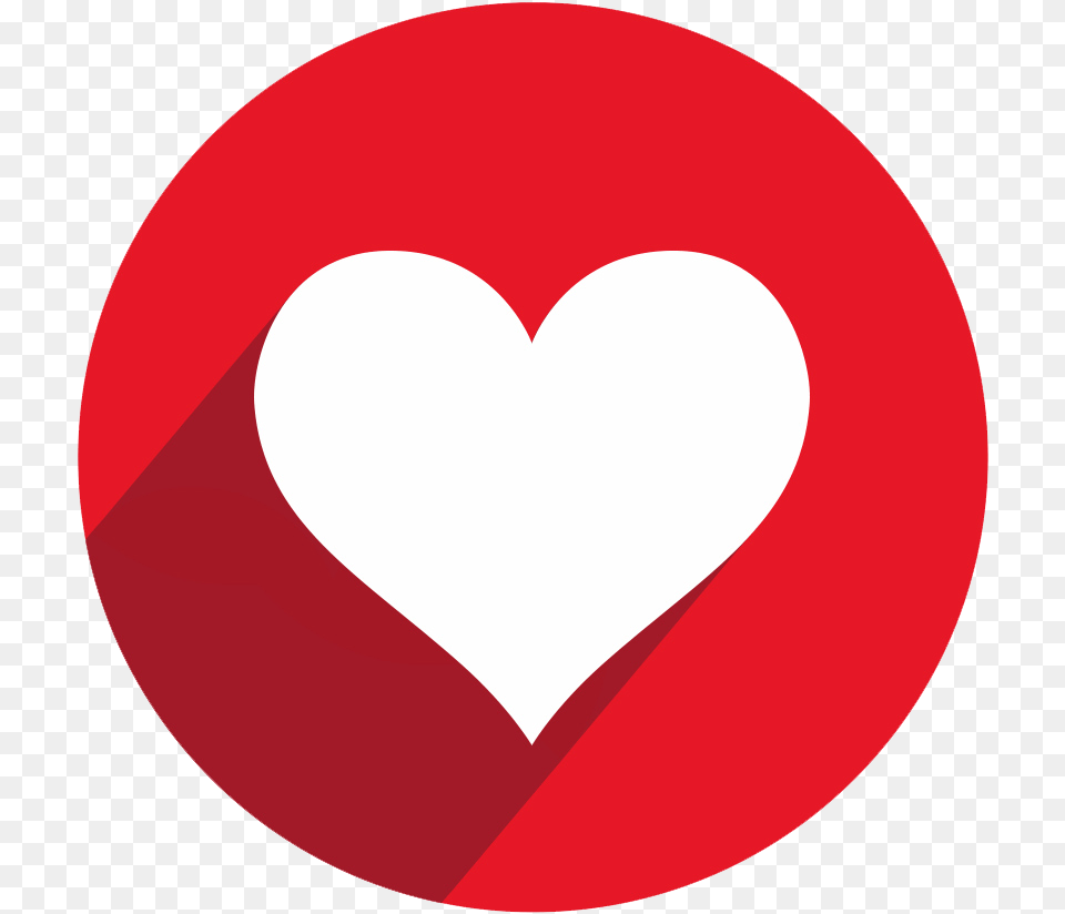 Facebook Heart Symbols Icons Youtube Circle Logo, Disk, Symbol Png Image