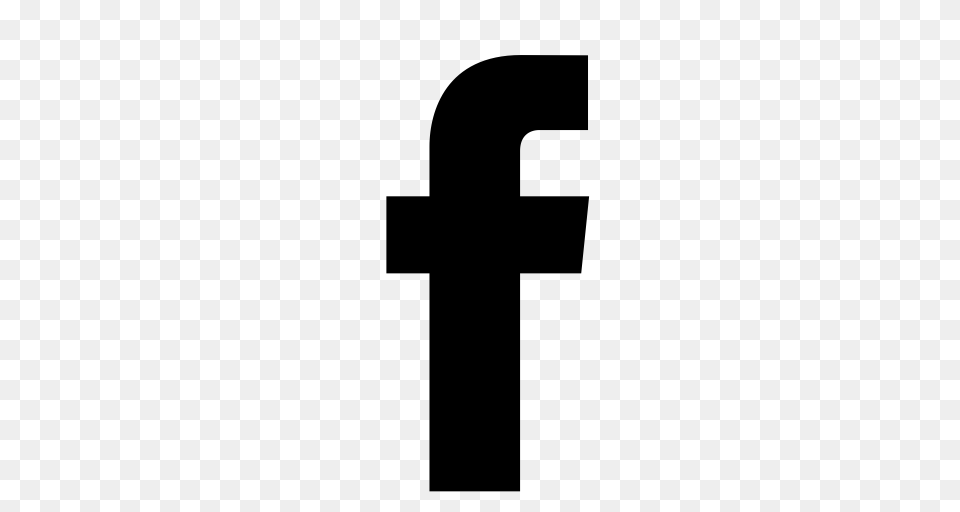 Facebook Icon, Gray Png