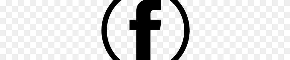 Facebook Icon Black And White, Gray Png Image