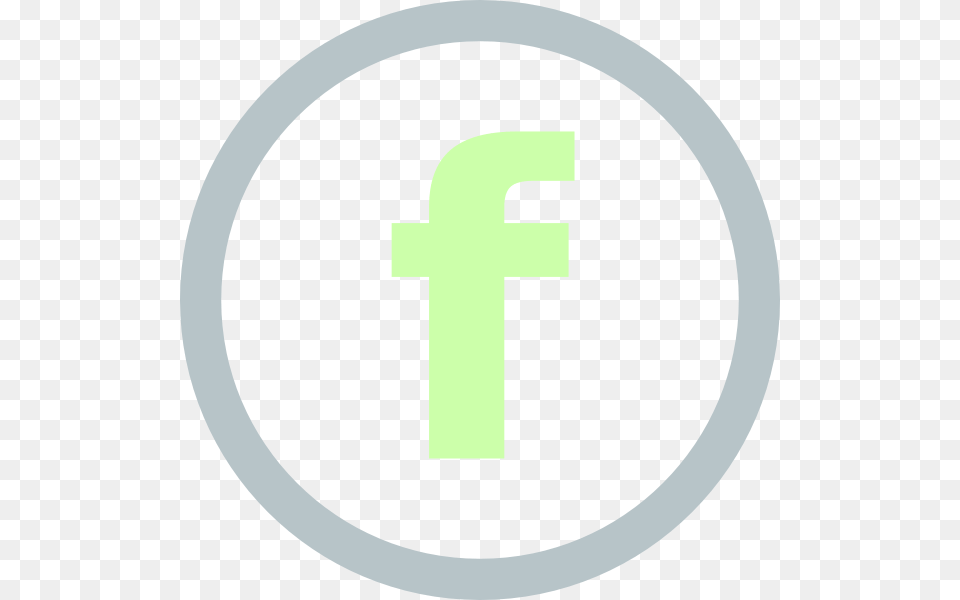 Facebook Icon Circle Svg Clip Arts Green And Black Facebook Logo, Symbol, Text Free Png