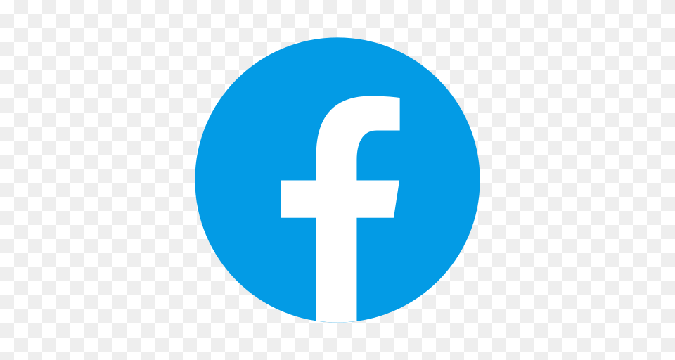 Facebook Icon Free Download And Vector Transparent Facebook Icon Round, Symbol, Cross, Sign, Clothing Png Image