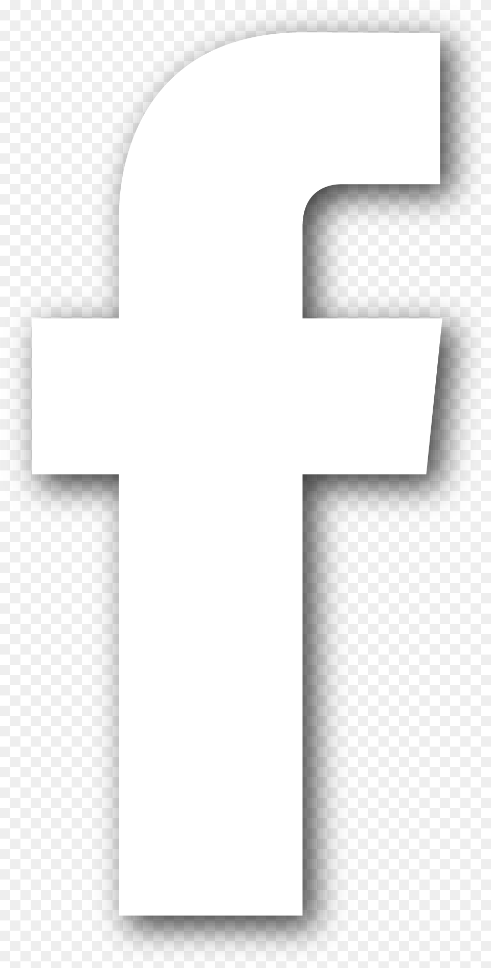Facebook Icon Link Facebook White Icon, Cross, Symbol, Text, Number Free Png