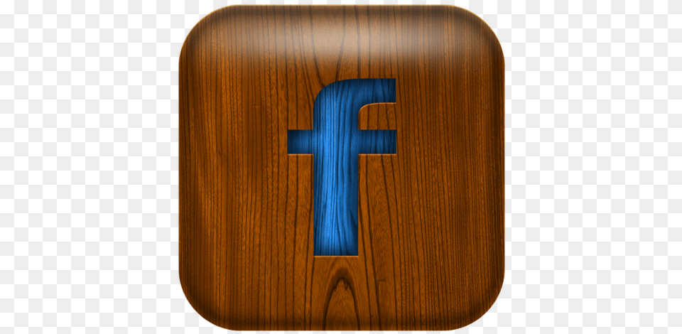 Facebook Icon Social Media Wood Icons Softiconscom Facebook Wood, Hardwood, Stained Wood, Cross, Symbol Free Png