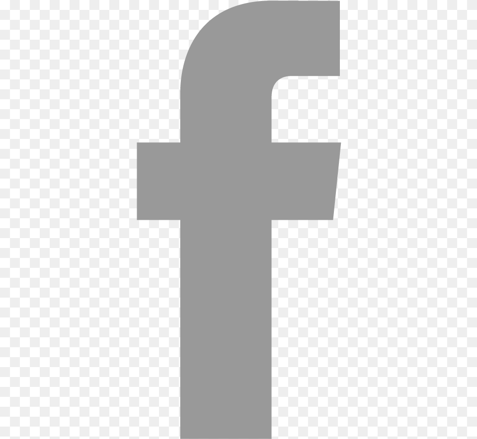 Facebook Icon Svg Grey, Symbol, Text, Number, Cross Png