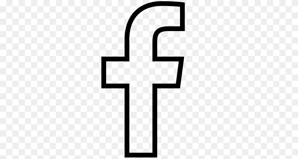 Facebook Icon With And Vector Format For Unlimited, Gray Free Transparent Png