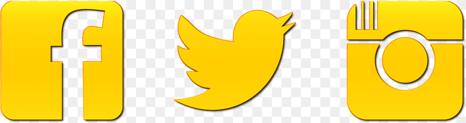 Facebook Instagram Twitter Icons Orange, Logo, Animal, Bird, Cutlery Free Png