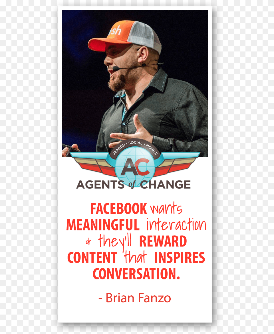 Facebook Is Changing Their Algorithm Again Business, Poster, Person, People, Hat Free Png