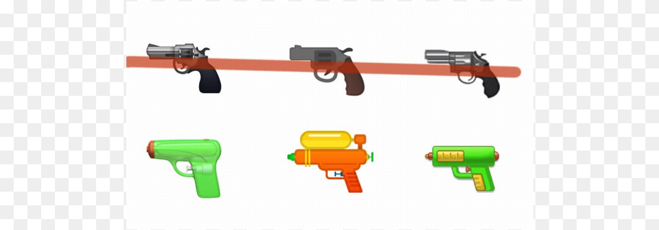 Facebook L39ultima Android Water Gun Emoji, Firearm, Toy, Weapon, Water Gun Png Image