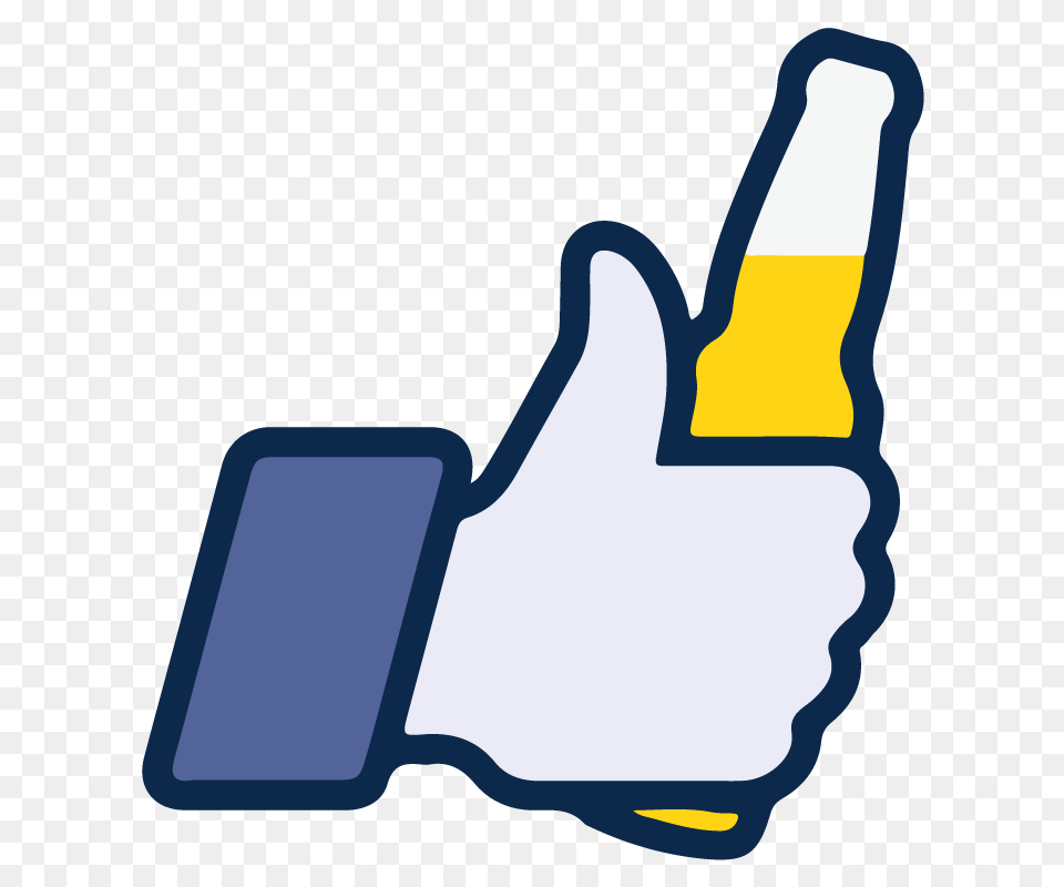 Facebook Like Beer Icon Vector Logo Thumbs Up Vector, Clothing, Glove, Adapter, Electronics Free Png