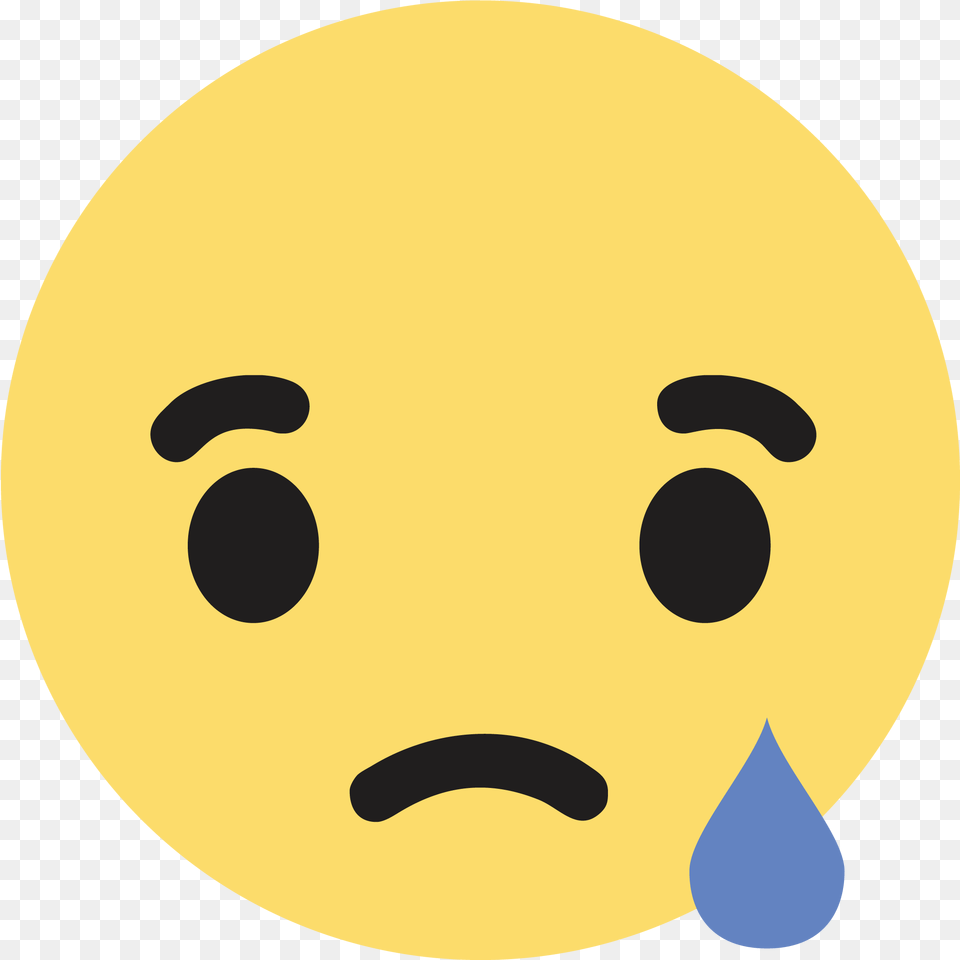 Facebook Like Button Sadness Emoticon Emoji Face Facebook Sad Icon, Astronomy, Moon, Nature, Night Png Image