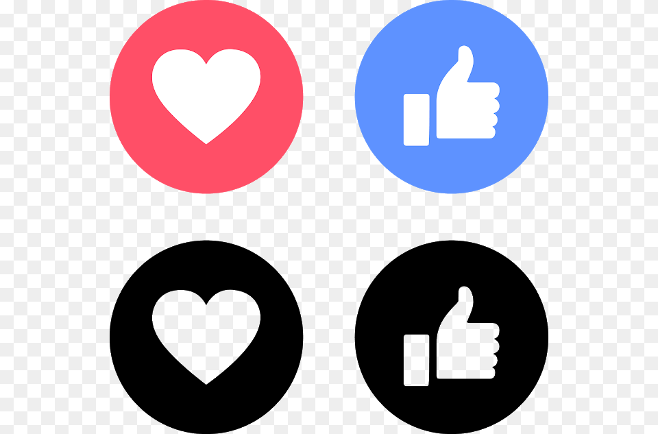 Facebook Like Facebook Likes Button, Heart Free Transparent Png