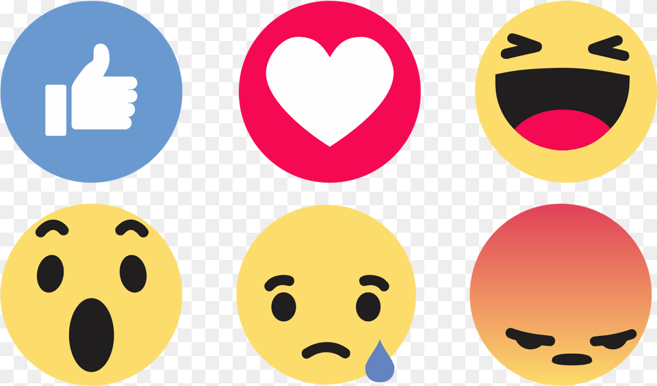 Facebook Like Reactions Icons Download Vector Facebook Like Icons, Logo, Face, Head, Person Png Image