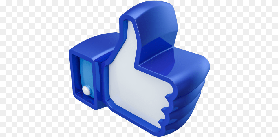 Facebook Like Thumbs Up Icon Of 3d Social Logos Horizontal, Paper, Towel, Furniture Png Image